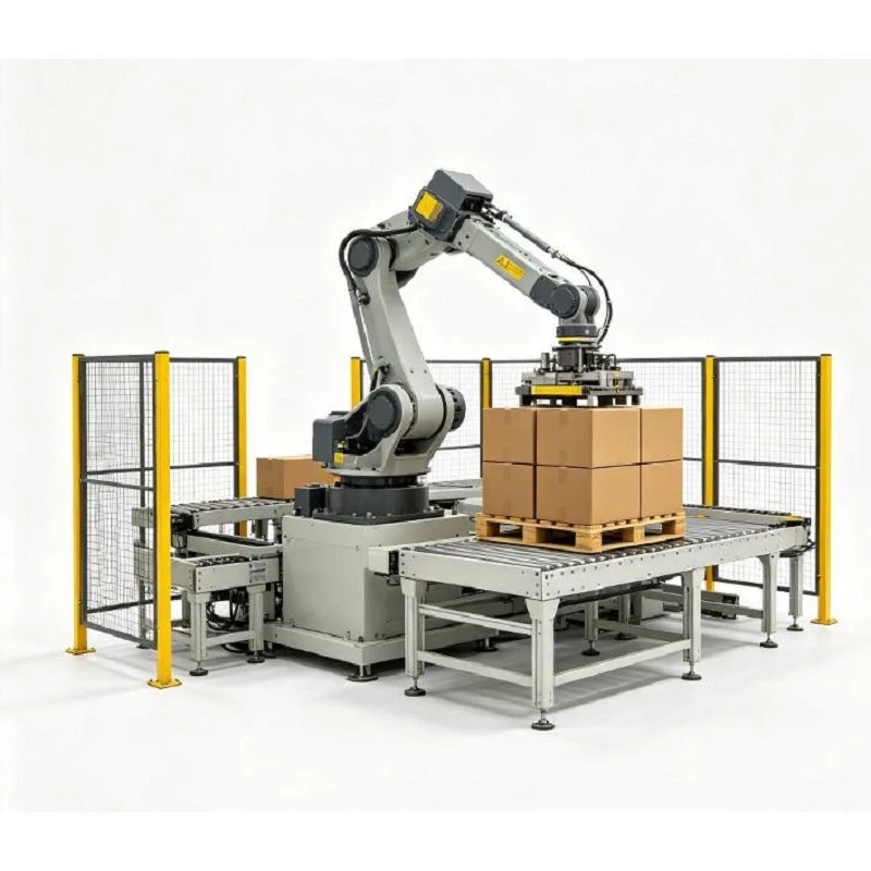 Poste de travail de palettisation robotisé